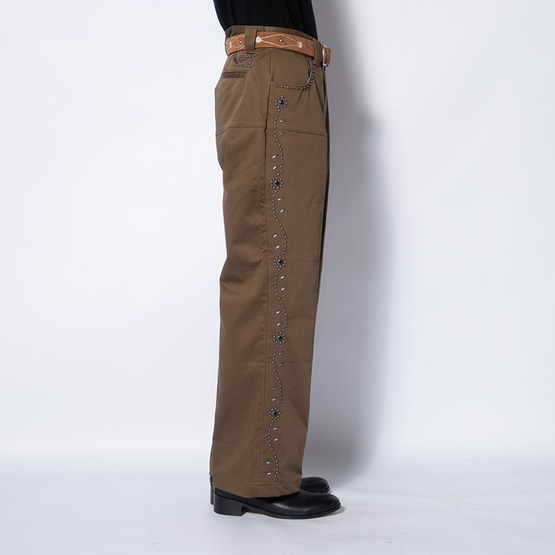 FLOWER STUDS PANTS -3.COLOR-