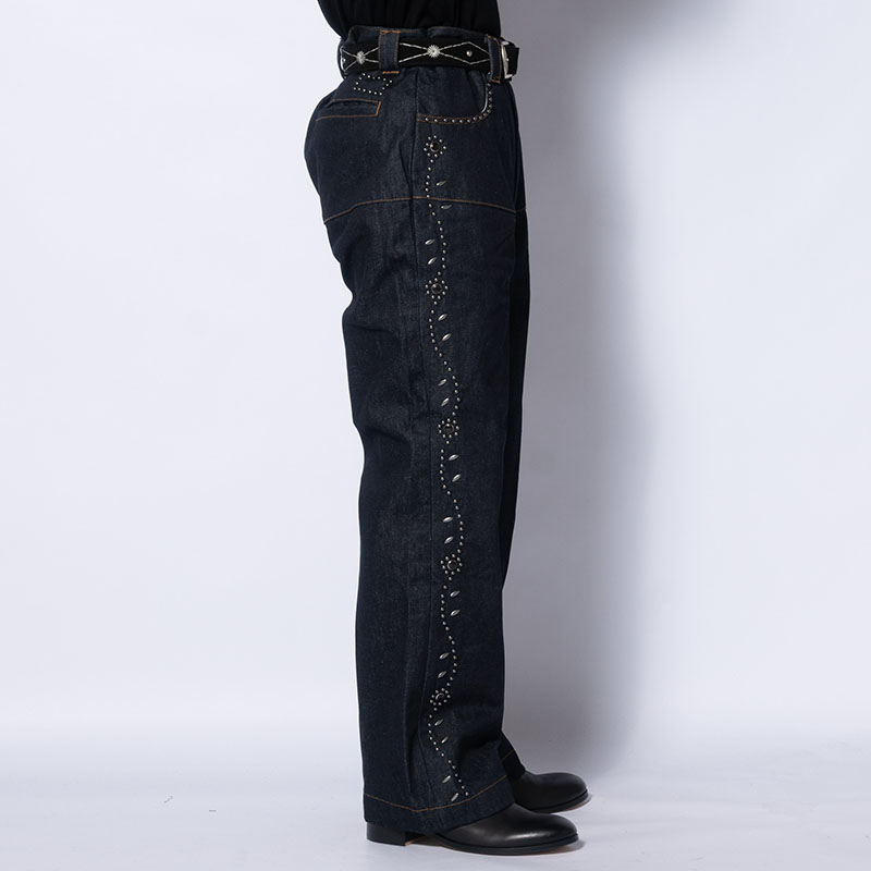 FLOWER STUDS PANTS -3.COLOR-