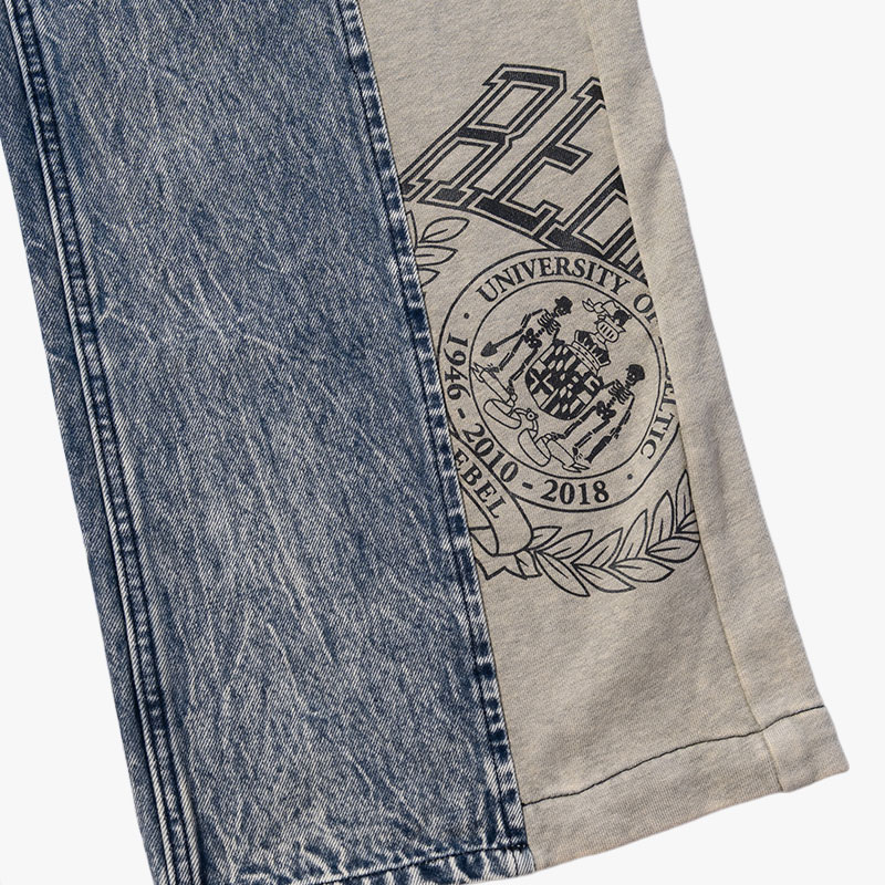 SWEAT DOCKING DENIM PANTS -3.COLOR-