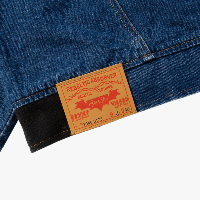 DENIM DOCKING VELVETEEN SOUVENIR JACKET -2.COLOR-