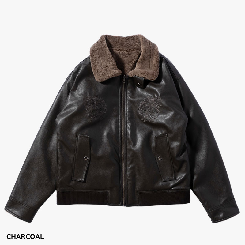 REVERSIBLE FAKE MOUTON -3.COLOR-