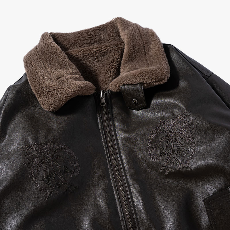 REVERSIBLE FAKE MOUTON -3.COLOR-