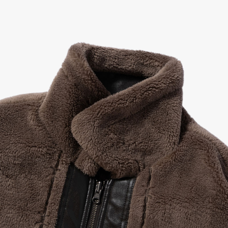 REVERSIBLE FAKE MOUTON -3.COLOR-