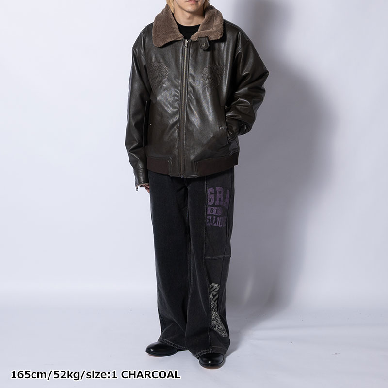 REVERSIBLE FAKE MOUTON -3.COLOR-