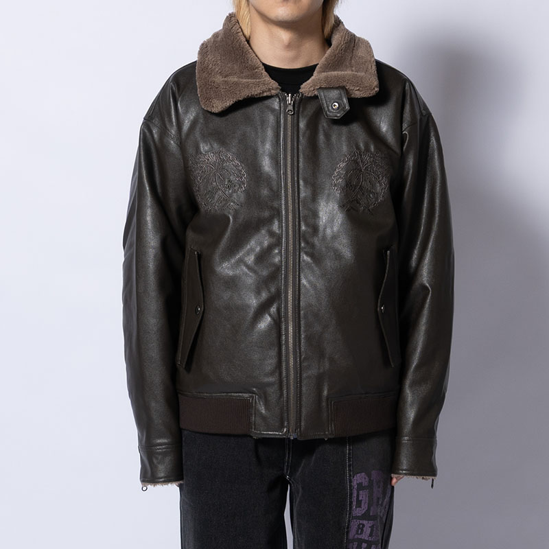 REVERSIBLE FAKE MOUTON -3.COLOR-