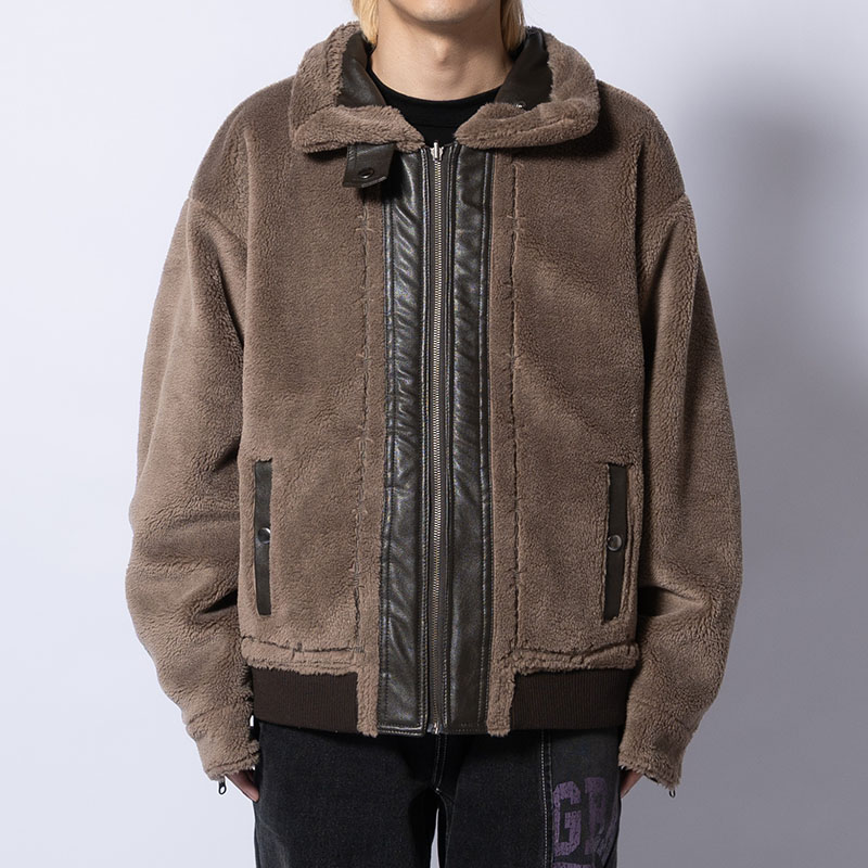 REVERSIBLE FAKE MOUTON -3.COLOR-