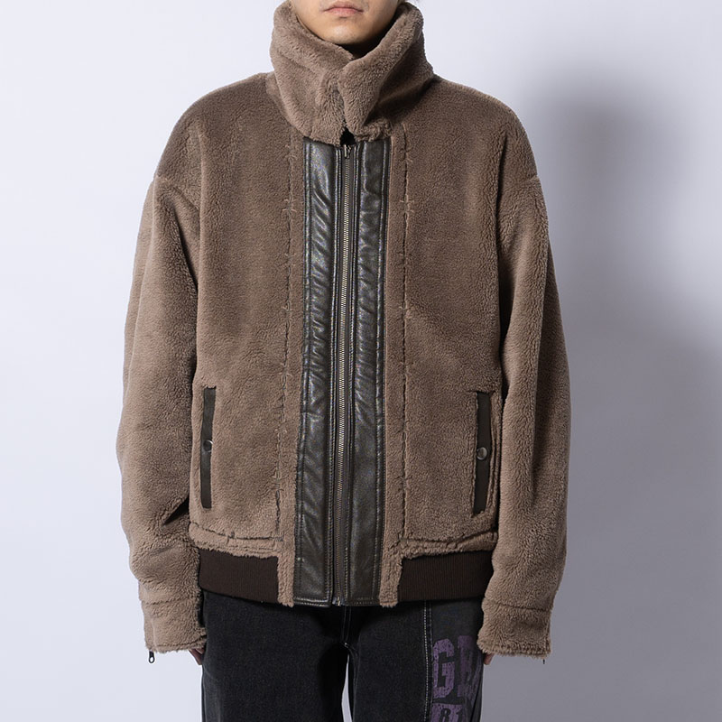 REVERSIBLE FAKE MOUTON -3.COLOR-