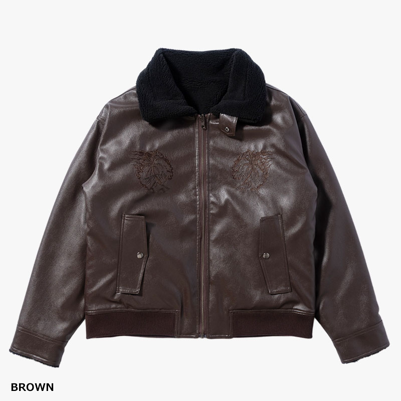 REVERSIBLE FAKE MOUTON -3.COLOR-