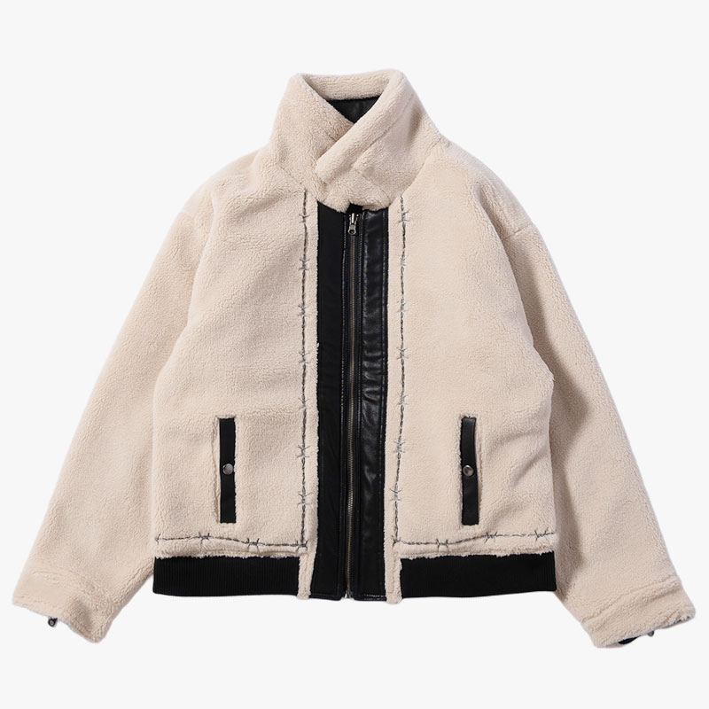 REVERSIBLE FAKE MOUTON -3.COLOR-