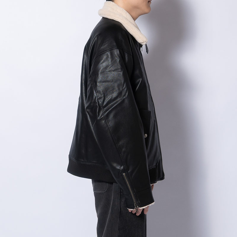 REVERSIBLE FAKE MOUTON -3.COLOR-