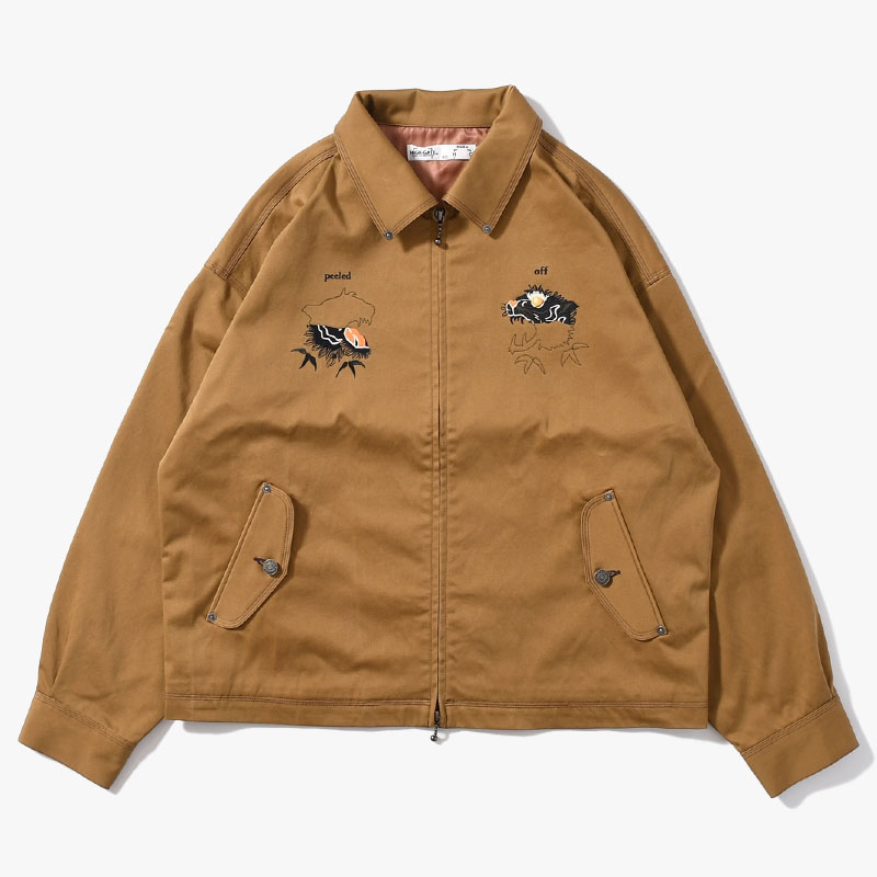 MISSING TIGER MOLESKIN JACKET -3.COLOR-(GOLD)