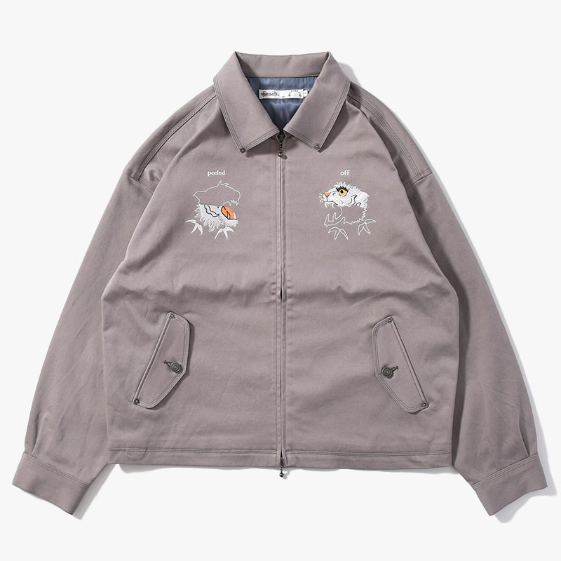 MISSING TIGER MOLESKIN JACKET -3.COLOR-(GRAY)