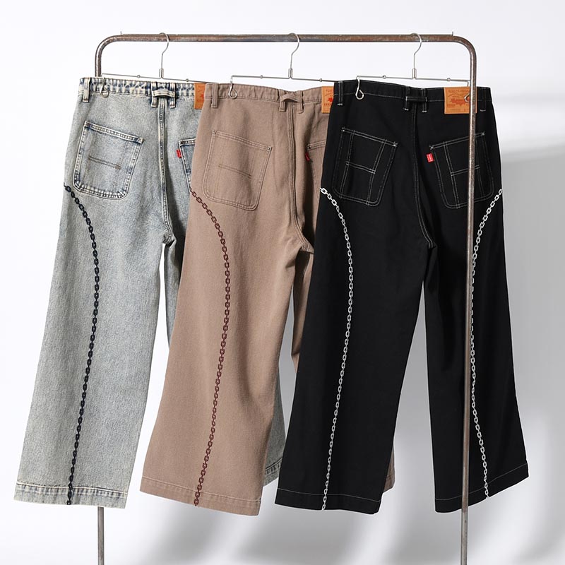 CHAIN WIDE PANTS -3.COLOR-