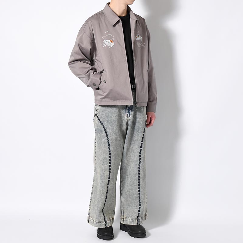 CHAIN WIDE PANTS -3.COLOR-