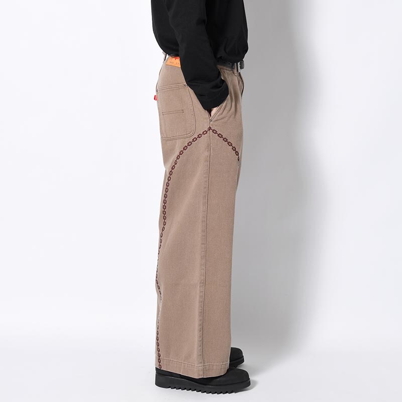 CHAIN WIDE PANTS -3.COLOR-