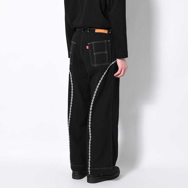 CHAIN WIDE PANTS -3.COLOR-