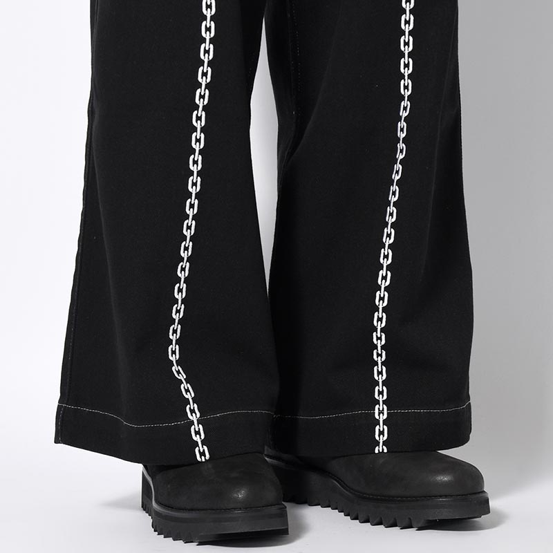 CHAIN WIDE PANTS -3.COLOR-