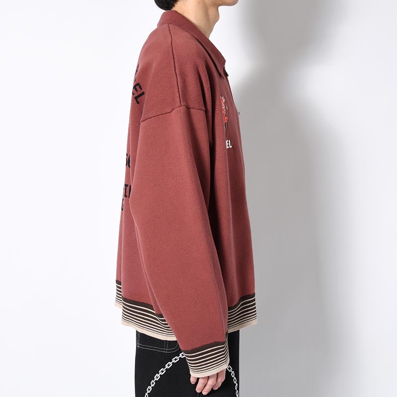 SOUVENIR DEVIL ZIP KNIT -3.COLOR-