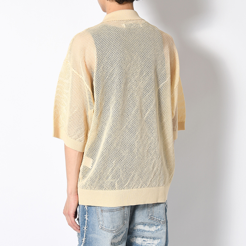 PANTHER MESH KNIT POLO -3.COLOR-