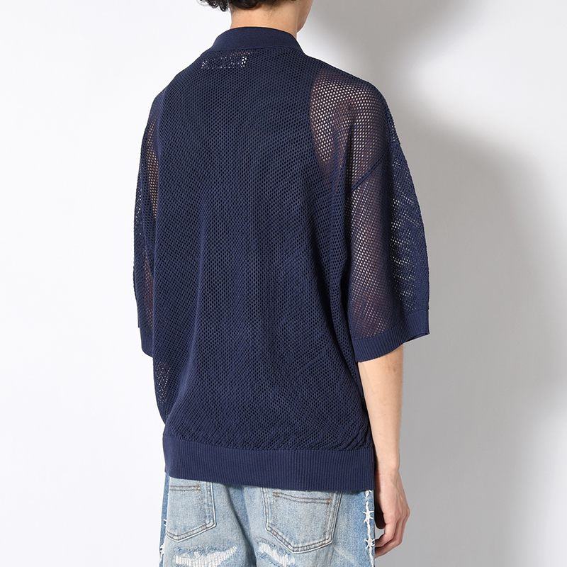 PANTHER MESH KNIT POLO -3.COLOR-