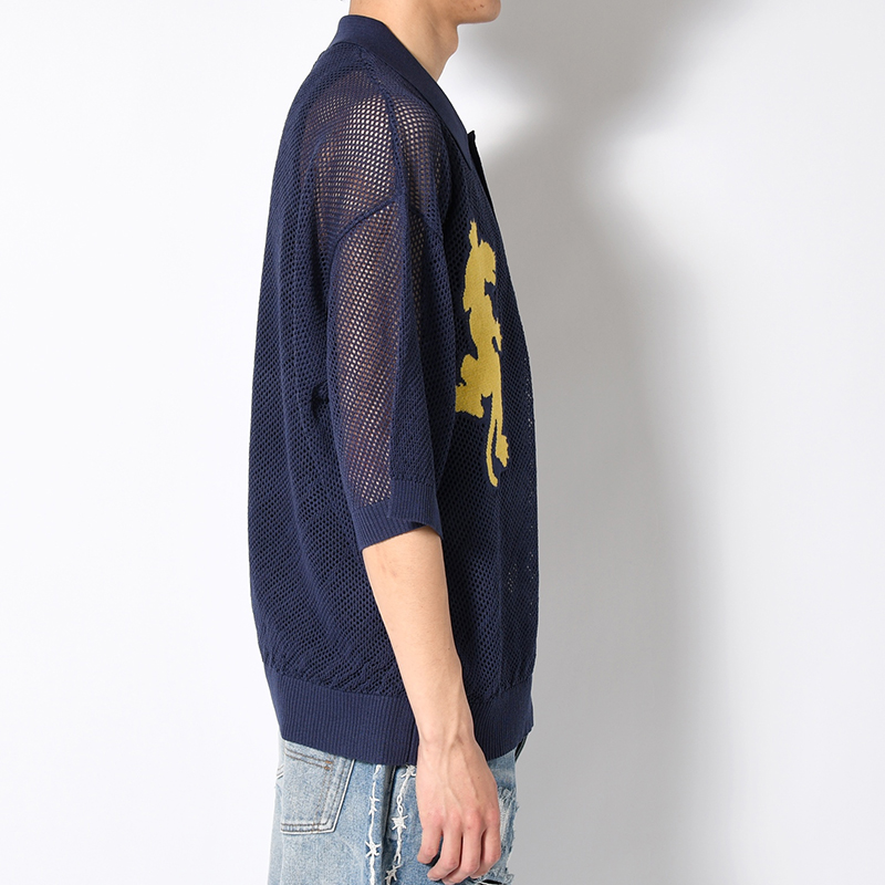 PANTHER MESH KNIT POLO -3.COLOR-