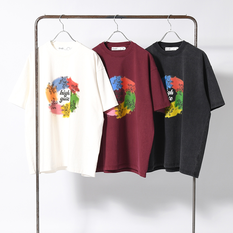 SKULL BEAR TEE -3.COLOR-