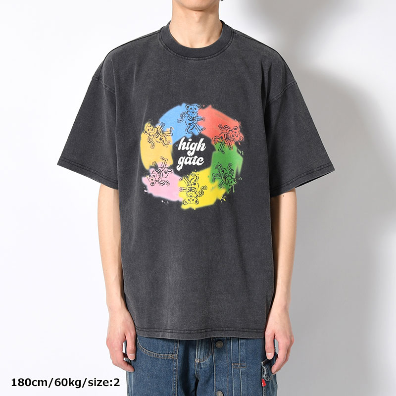 SKULL BEAR TEE -3.COLOR-