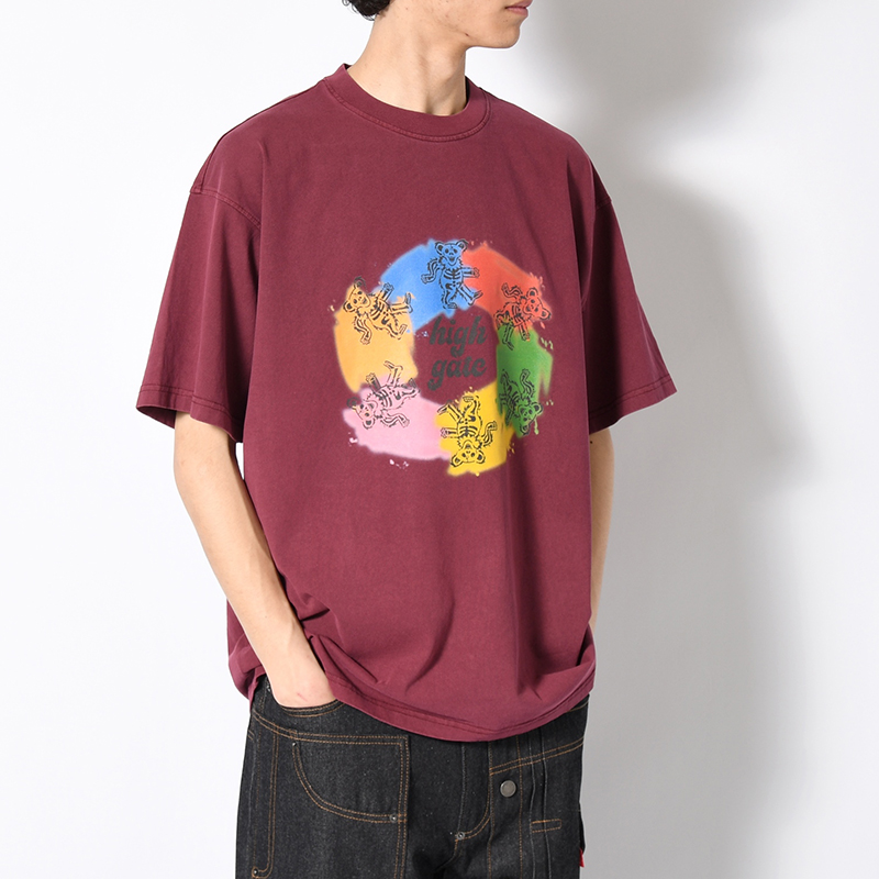 SKULL BEAR TEE -3.COLOR-