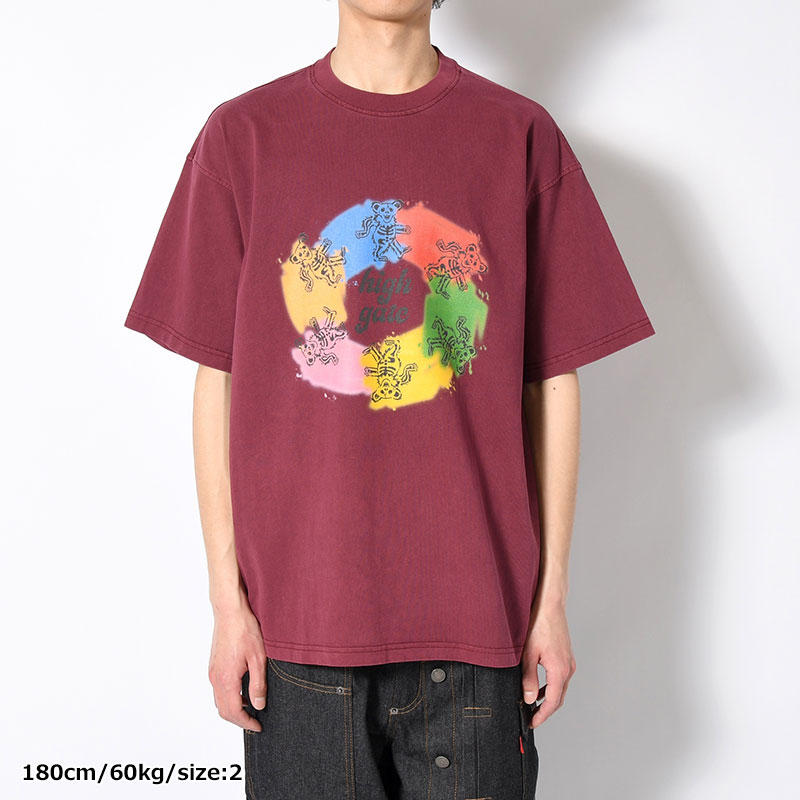 SKULL BEAR TEE -3.COLOR-