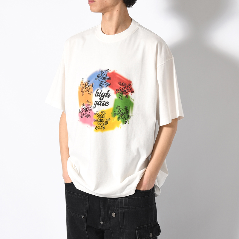 SKULL BEAR TEE -3.COLOR-