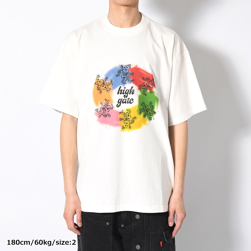 SKULL BEAR TEE -3.COLOR-