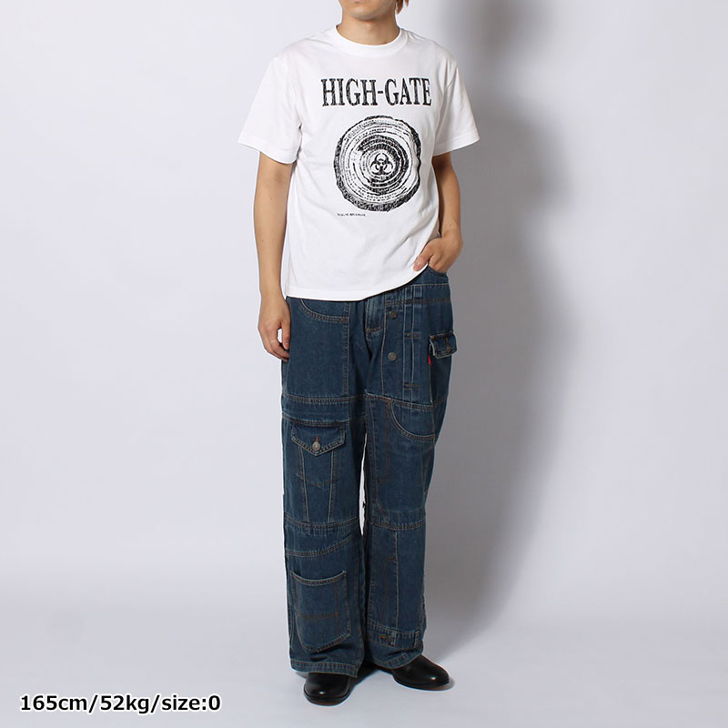 GRUNGE SHORT TEE -2.COLOR-