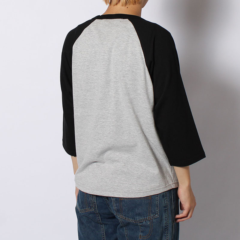 CROSS RAGLAN SLEEVES TEE -2.COLOR-