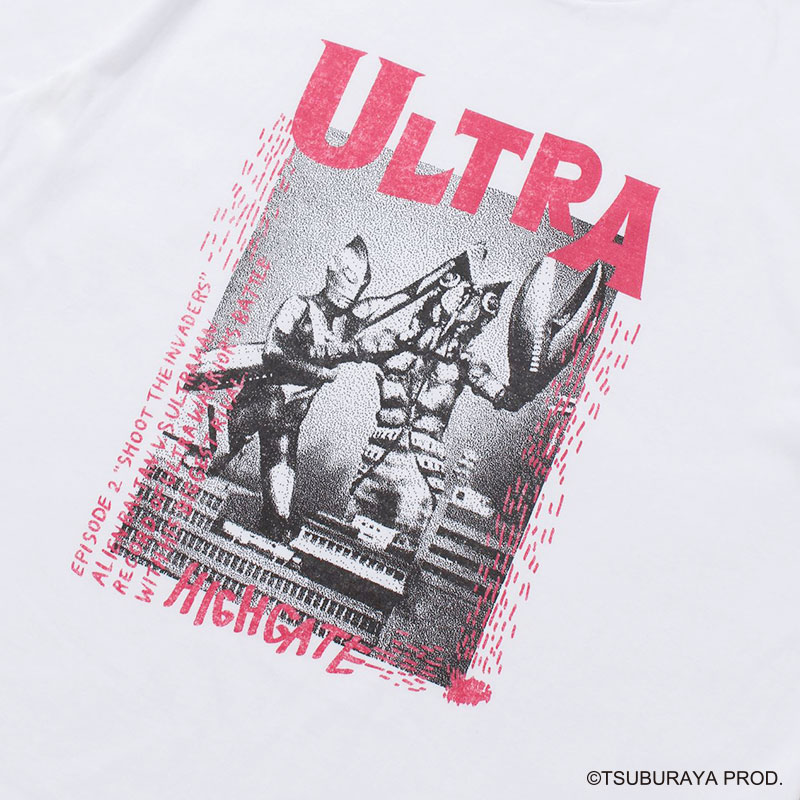 SHOT THE INVADERS TEE -WHITE-