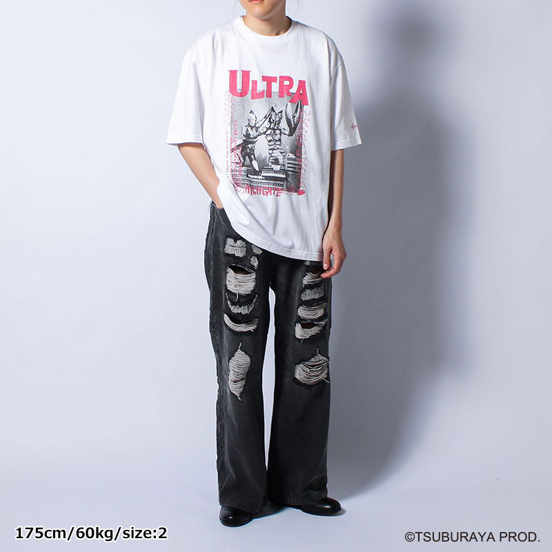 SHOT THE INVADERS TEE -WHITE-
