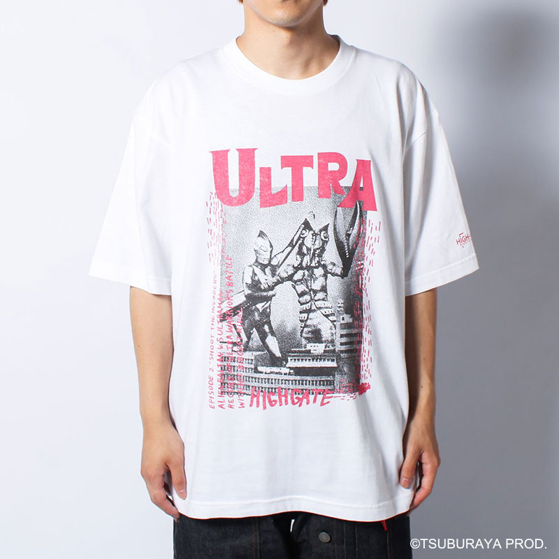 SHOT THE INVADERS TEE -WHITE-