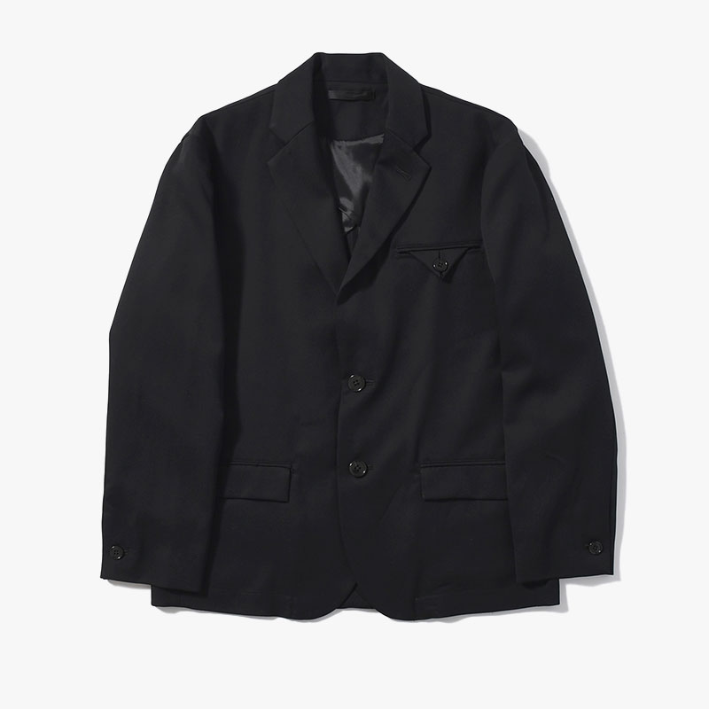 AIR TWILL JACKET -BLACK-