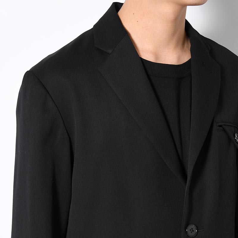 AIR TWILL JACKET -BLACK-