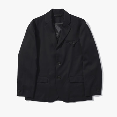 AIR TWILL JACKET -BLACK-