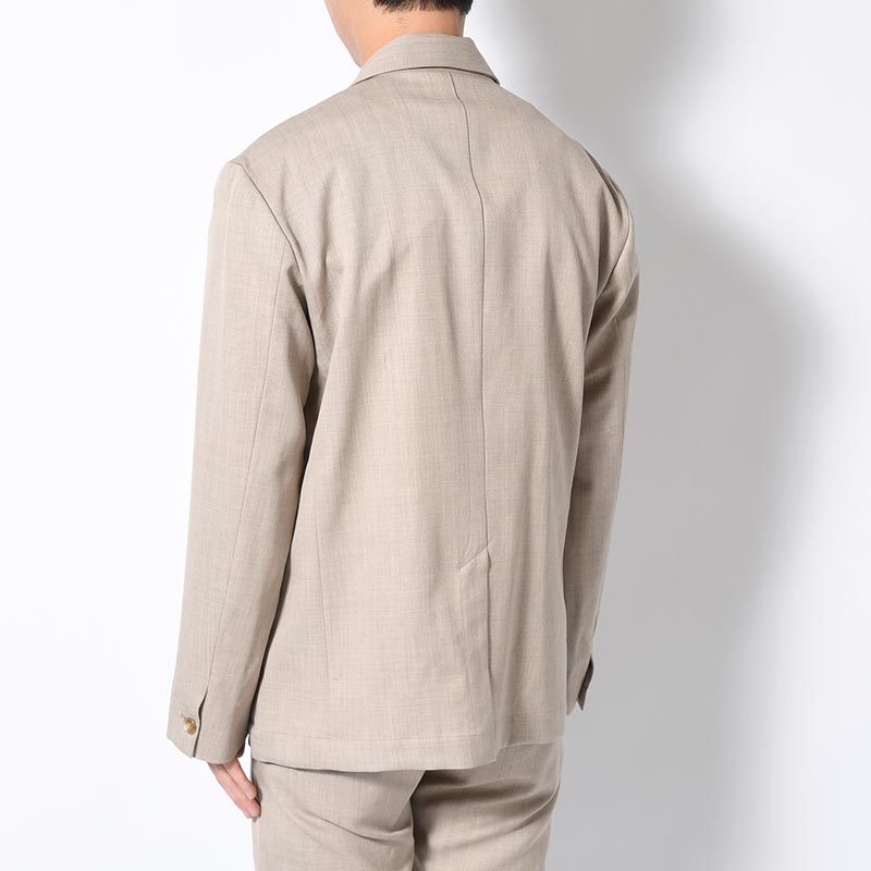 AIR TWILL JACKET -GREIGE-