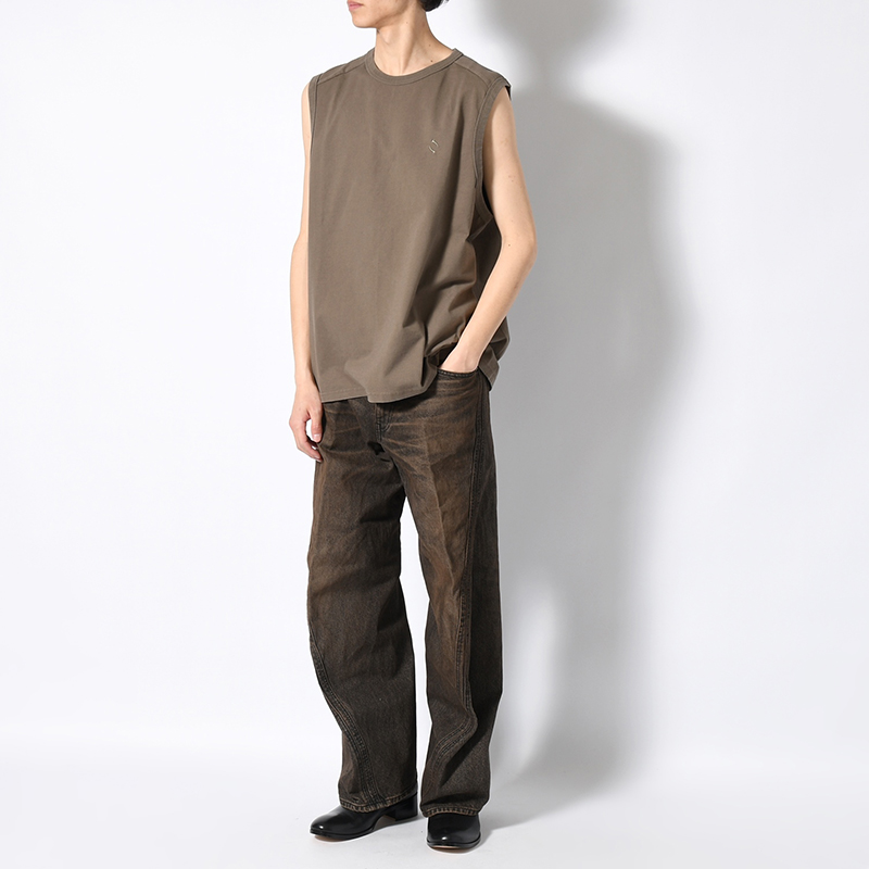 FADE WASH SIGNATURE NO SLEEVE -2.COLOR-