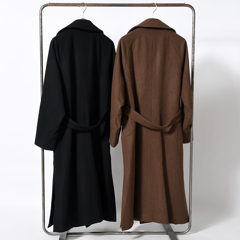 BELTED OVER COAT -2.COLOR-