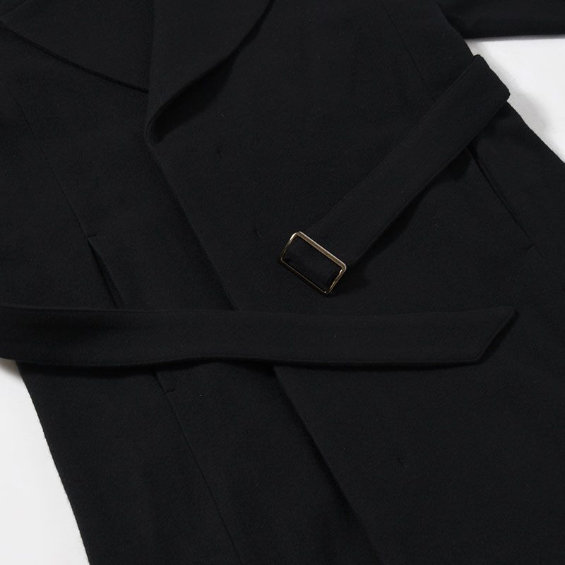 BELTED OVER COAT -2.COLOR-