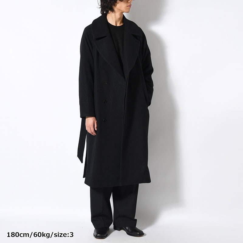 BELTED OVER COAT -2.COLOR-
