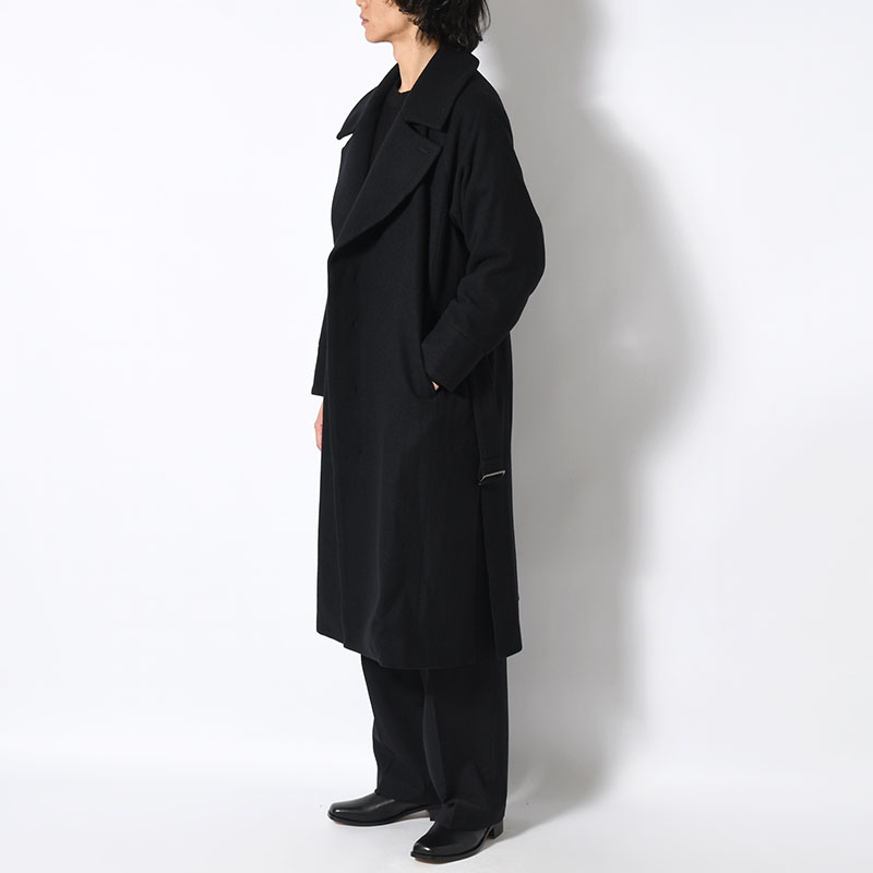 BELTED OVER COAT -2.COLOR-