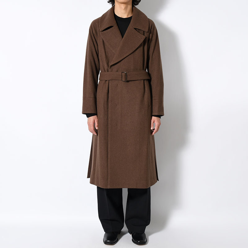 BELTED OVER COAT -2.COLOR-