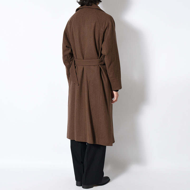 BELTED OVER COAT -2.COLOR-