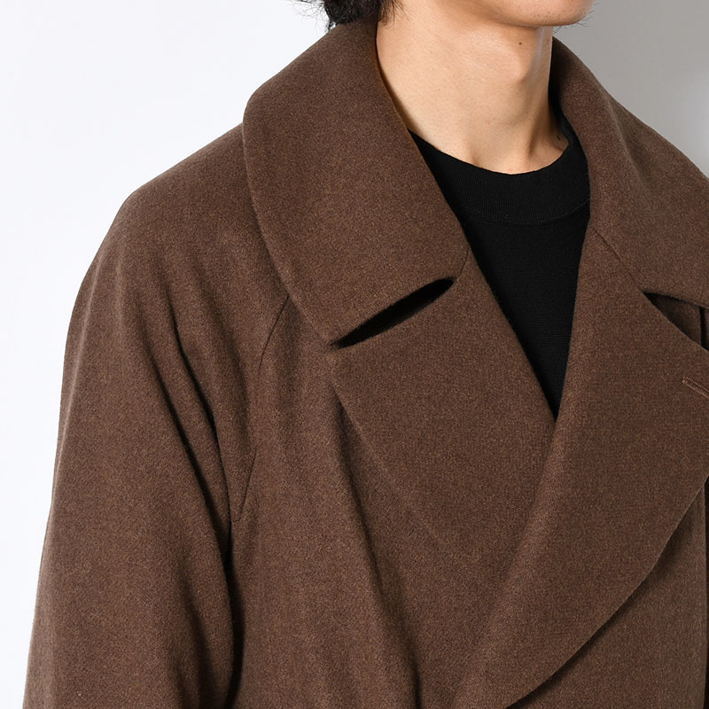 BELTED OVER COAT -2.COLOR-