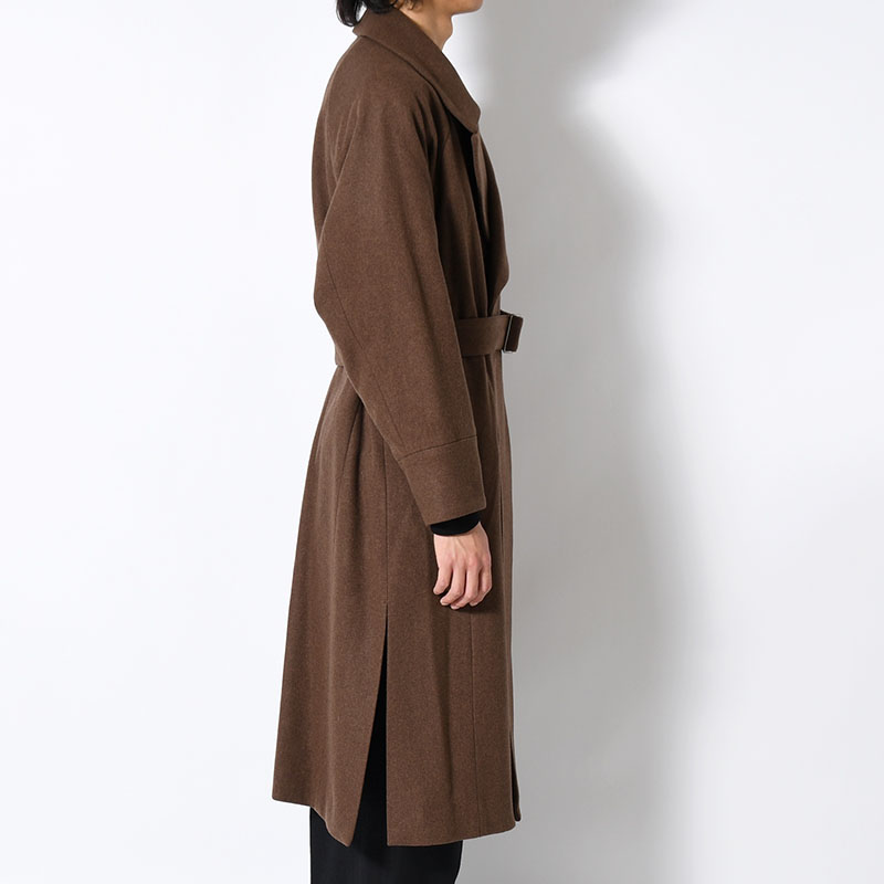 BELTED OVER COAT -2.COLOR-