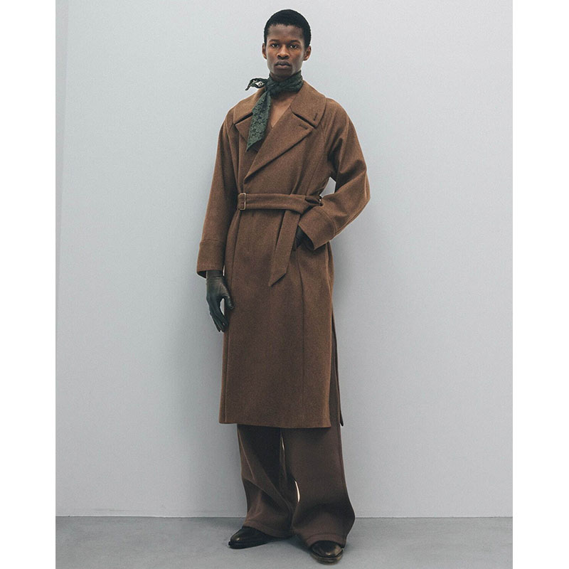 BELTED OVER COAT -2.COLOR-